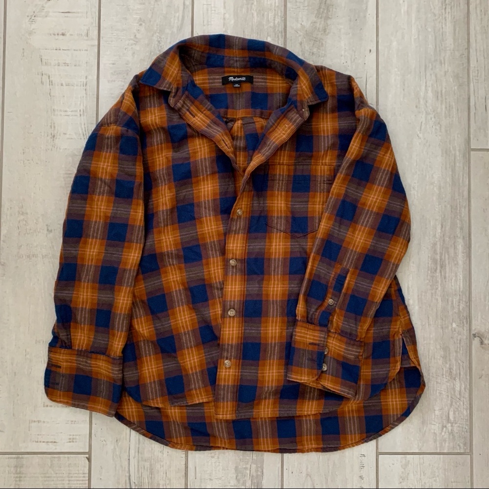 Madewell flannel size extra small. Like New!